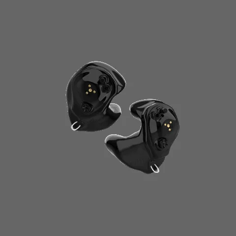 Close view of a SoundGear Phantom in-ear hearing device